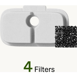 Petlibro - 4-Pack Filters for Dockstream RFID Smart Cat Water Fountain - Pet Supplies