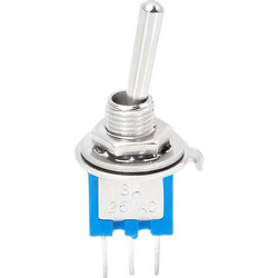 Toggle Switch S.Mini On-On 3P Μικροδιακόπτης Μοχλού S.Mini ON-ON 3 Πόλων