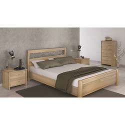 Νο16Γ LATTE ΚΡΕΒΑΤΙ ΜΕΛΑΜΙΝΗΣ SAVVIDIS FURNITURE ΔΙΠΛΟ 160Χ200