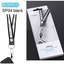 Λουράκι λαιμού Ezra SP04 για κινητό, μαύρο
