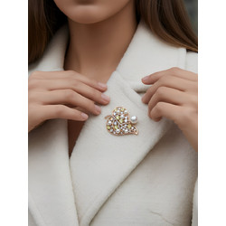 Brooch Feuille de Lumiere