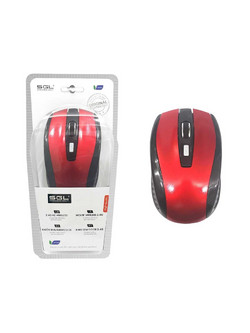 K017 Ασύρματο Mini Ποντίκι Red