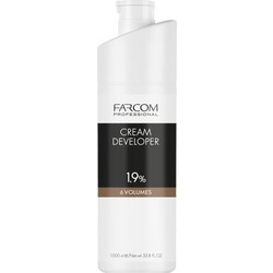 Farcom Cream Developer Οξυζενέ Μαλλιών 1.9% 6Vol 1lt