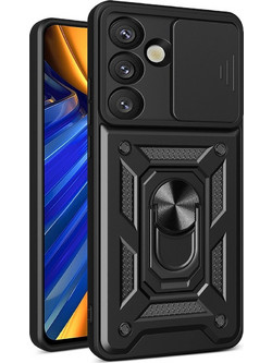 Θήκη Hurtel Hybrid Back Cover Σιλικόνης / Πλαστικό για Google Pixel 9 Pro XL / OnePlus 10 Pro - Μαύρο