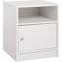 ΚΟΜΟΔΙΝΟ ΜΕΛΑΜΙΝΗΣ MALORY HM2205.05 ΛΕΥΚO 40x40x50Yεκ