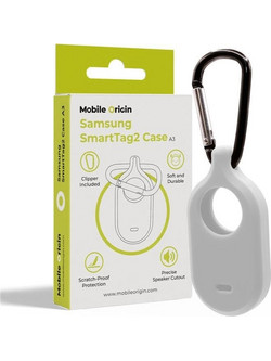 Mobile Origin Samsung SmartTag2 Case, white - (MO-SST2-WHT)