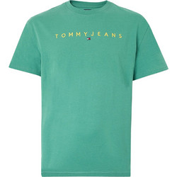 Tommy Hilfiger Ανδρική κοντομάνικη μπλούζα Regular Linear Logo Tee DM0DM20744-0H9