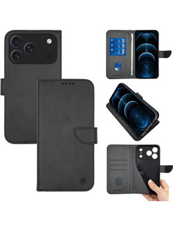 Sonique Urban Wallet Θήκη Πορτοφόλι Black (iPhone 17 Pro)