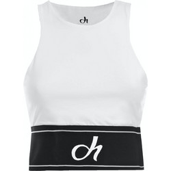 Deha Halter Top Γυναικείο Αθλητικό Crop Top Λευκό B64401-10001