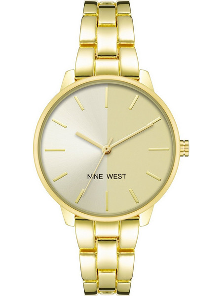 Nine West Γυναικείο Ρολόι με Χρυσό Μεταλλικό Μπρασελέ NW/2682CHGB