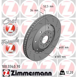 Zimmermann Δισκόπλακα - 100.3340.70