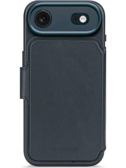 Decoded Leather Detachable Wallet iPhone 17 Air Navy Shadow