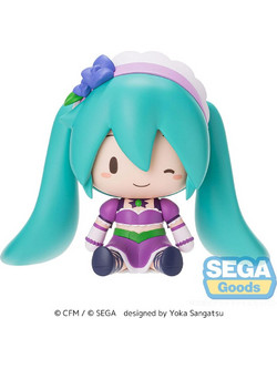SEGA Character Vocal Series 01 Hatsune Miku Fuwa Petit Chibi Sparkly Purple 8cm