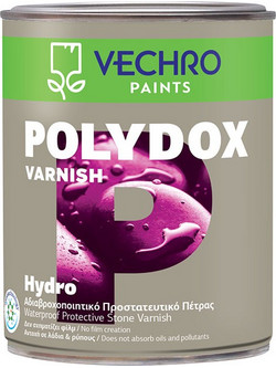 Vechro Polydox Hydro Βερνίκι Επιφάνειας Πέτρας Νερού Satin 0.75lt