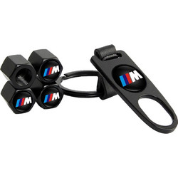 Καπάκια βαλβίδων αυτοκινήτου με μπρελόκ BMW M Performance 5τμχ