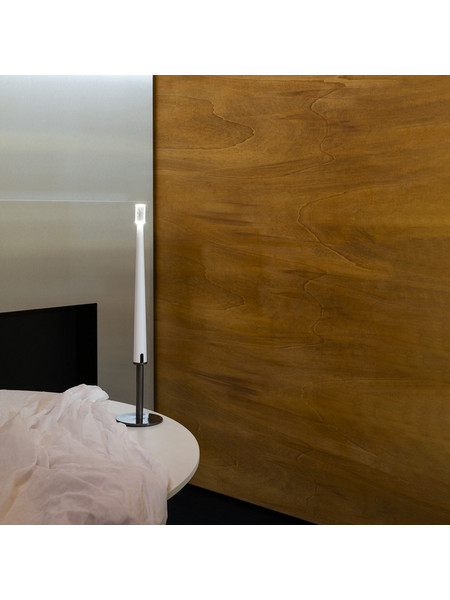 NEMO LIGHTING Nemo Sorrento 1x | Επαναφορτιζόμενο Επιτραπέζιο Φωτιστικό LED Κηροπήγιο (SRT LDW 11)