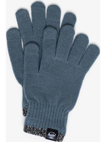 HERSCHEL Men Elmer Gloves Stripe - STEEL BLUE - 50216-05981
