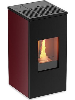 Kalor Futura 7 Red Σόμπα Pellet Αερόθερμη 7.8kW