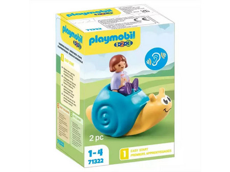 Playmobil 1-2-3 Τραμπάλα Σαλιγκάρι για 1-4 Ετών 71322