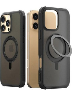 Araree case Duple M Stand iPhone 16 Pro 6.3 black - (AR20-02113A)
