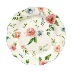 Cryspo Trio Πιάτο Φρούτου Πορσελάνης Primavera Blue 21cm 28-098-03