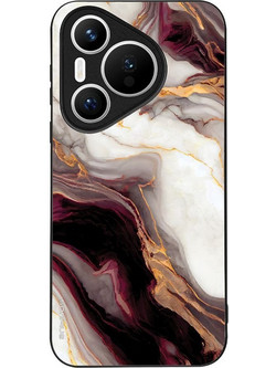 Sonique Marble Series Back Cover Burgundy (Huawei Pura 70)