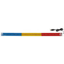 ΣΗΜΑΙΑ ΡΟΥΜΑΝΙΑΣ ΦΩΤΙΖΟΜΕΝΗ 42LED 60cm 24V ΜΕ ΒΕΝΤΟΥΖΑ & USB ΜΕ ΚΑΛΩΔΙΟ 150cm LAMPA - 1 Τεμ