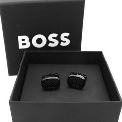BOSS MEN CUFFLINKS B-CASING-CUF-BLACK