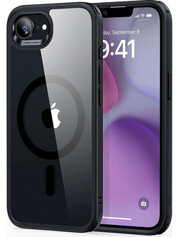 ESR Classic Hybrid HaloLock MagSafe Case Clear Black (iPhone 16e)