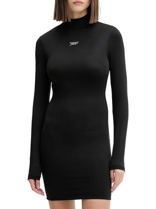 Tommy Jeans Mini Καθημερινό Φόρεμα Μαύρο DW0DW21504-BDS