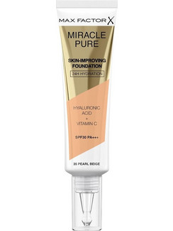 Max Factor Miracle Pure Skin Foundation 35 Pearl Beige Spf30 30ml