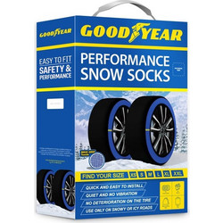 Goodyear Performance Snow Socks XX-Large Αντιολισθητικές Χιονοκουβέρτες για Επιβατικό 2τμχ