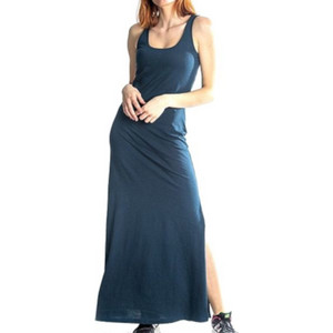 Paco & Co Maxi Καθημερινό Φόρεμα Navy Μπλε 9853