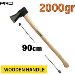 NAKAYAMA PRO NAKAYAMA PRO SSF560 Τσεκούρι Σχισίματος Με Ξύλινη Λαβή 2Kg 90cm