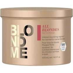 Schwarzkopf BlondMe All Blondes Rich Μάσκα Μαλλιών Κερατίνης για Επανόρθωση κατά της Ξηροδερμίας για Βαμμένα & Ταλαιπωρημένα Μαλλιά 500ml