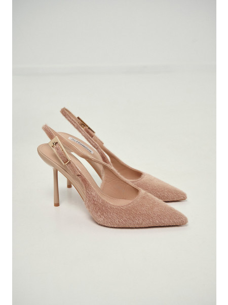Γόβες Slingback με Pony Skin Υφή
