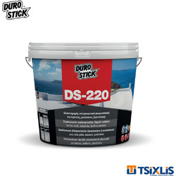 Durostick DS-220 Ελαστομερές Επαλειφόμενο Ακρυλικό Μονωτικό Στεγανωτικό Ταράτσας Λευκό 15kg