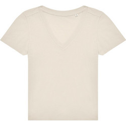 Γυναικείο T-Shirt με V E150 B & C 04042002 Off White