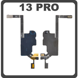 Original Apple iPhone 13 Pro (A2638, A2483) Proximity Sensor Flex + Microphone Pulled
