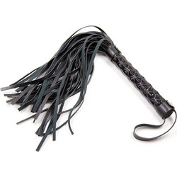 Ohmama Diamond Pattern Flogger Μαστίγιο 39cm Μαύρο