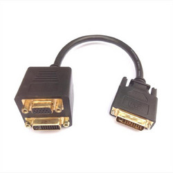 Aculine DVI Splitter M to VGA /DVI F AD-041 - 210085
