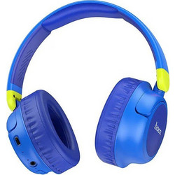 Hoco W43 Adventure Ενσύρματα & Ασύρματα Bluetooth Ακουστικά On Ear Μπλε