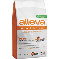 Alleva Equilibrium Adult Medium & Maxi with Chicken & Ocean Fish 12kg