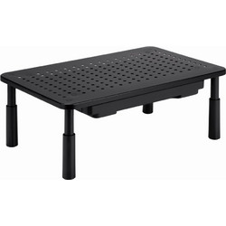 Gembird MS-TABLE-D-01 Adjustable monitor stand with drawer (rectangle)