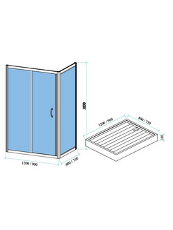 SANITEC A913 Ευθύγραμμα κρύσταλλα Tempered Glass με λευκή σεριγραφία