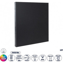 GLOBOSTAR ILLUMINA 41043 Module για Οθόνες Video Wall 25x25cm 96x96px P2.6 LED 40W 3840Hz 9216 Dots 750cd/m Nits DC 5V Εσωτερικού Χώρου IP31 Full Color S1/16 14Bits - Kinglight SMD1415 - Αριστερό - Μ2