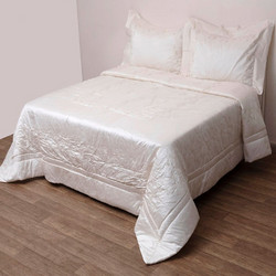 Κουβερλί 1102 (Σετ 3τμχ) Off White Anna Riska Υπέρδιπλo 240x250cm Μετάξι