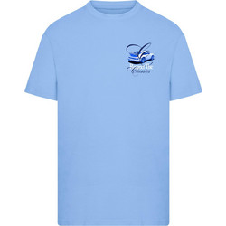 Runs Better Than Your Playlist Tee horizon blue