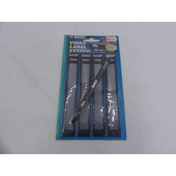 VTM BASF Video Label System Reusable Rewritable VHS Labels & Slider Pen