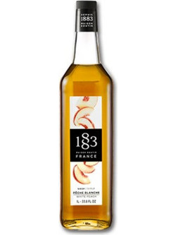 1883 Peach Syrup 1L